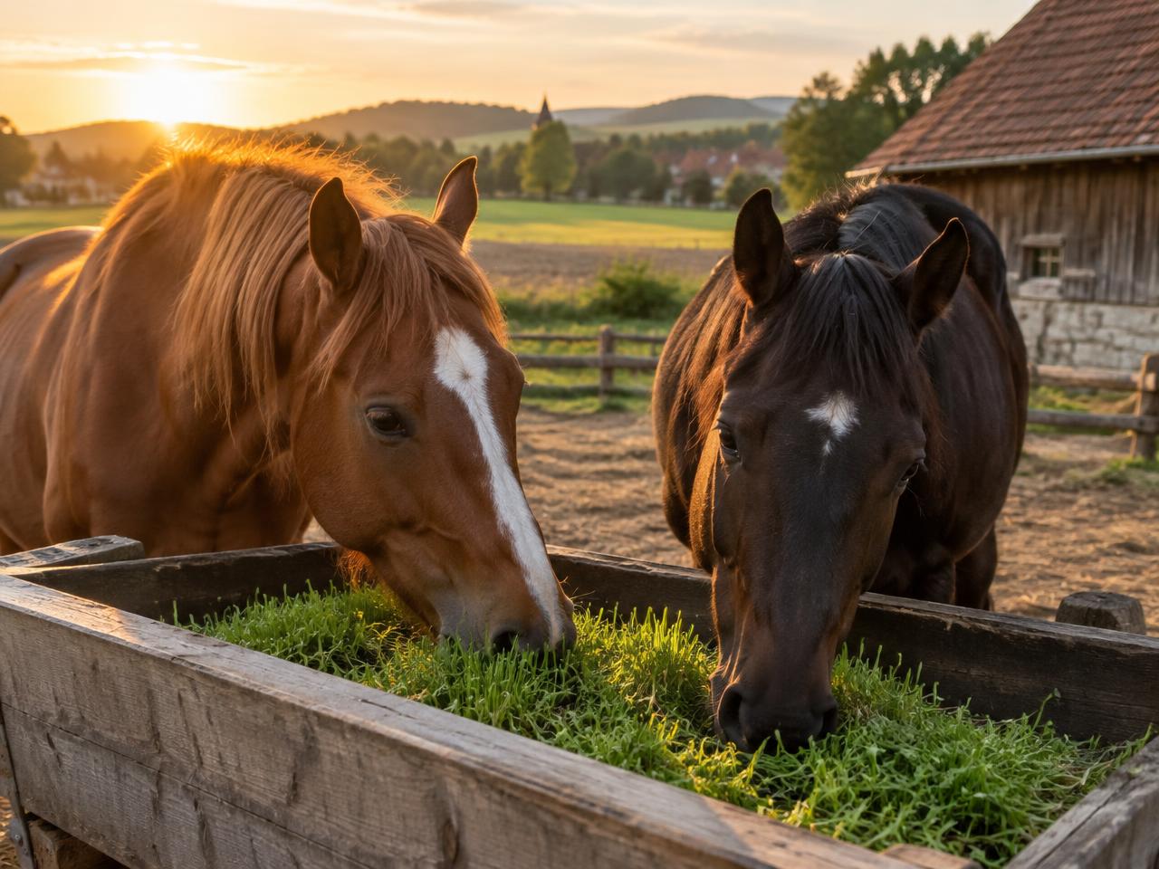 Horses fall in love with it
